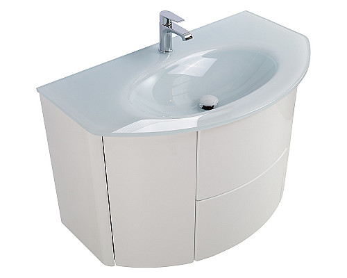 Тумба под раковину Cezares Eden 90 55146 подвесная Bianco Lucido