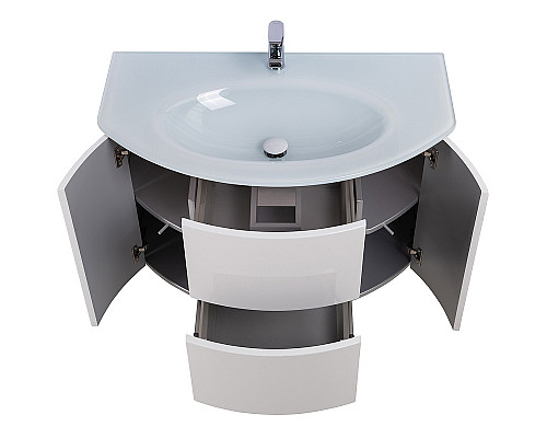 Тумба под раковину Cezares Eden 90 55146 подвесная Bianco Lucido