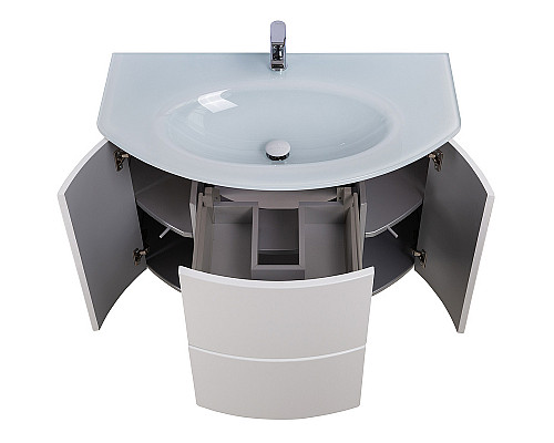 Тумба под раковину Cezares Eden 90 55146 подвесная Bianco Lucido