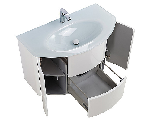 Тумба под раковину Cezares Eden 90 55146 подвесная Bianco Lucido