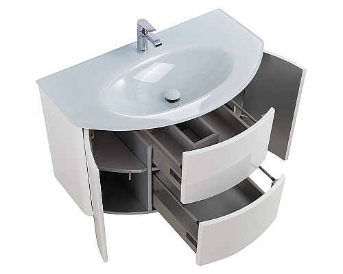 Тумба под раковину Cezares Eden 90 55146 подвесная Bianco Lucido