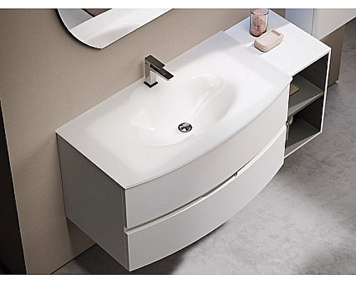 Тумба под раковину Cezares Elettra 75 55521 подвесная Bianco opaco