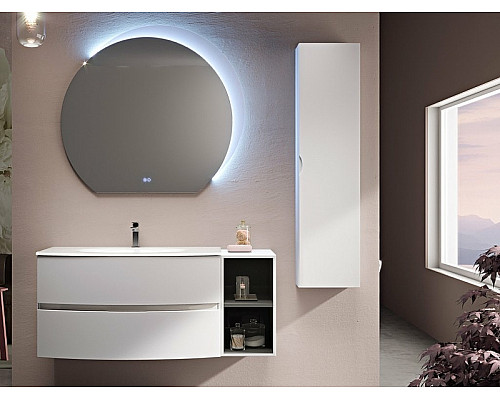 Тумба под раковину Cezares Elettra 100 55525 подвесная Bianco opaco