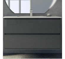 Тумба под раковину Cezares Glass 100 41805 подвесная Antracite
