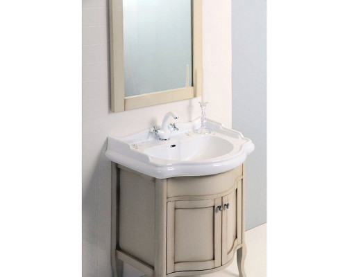 Заказать Зеркало Cezares Lorenzo 65 LOR70/03.03 Bianco Patinato в магазине сантехники Santeh-Crystal.ru