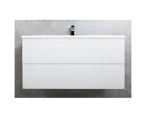 Купить Тумба под раковину Cezares MOLVENO-100-2C-SO-BG подвесная Bianco Ghiaccio в магазине сантехники Santeh-Crystal.ru