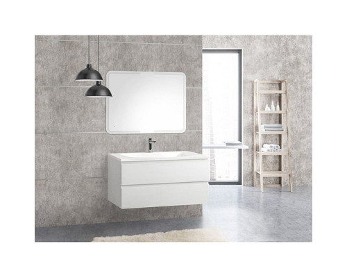 Купить Тумба под раковину Cezares MOLVENO-100-2C-SO-BG подвесная Bianco Ghiaccio в магазине сантехники Santeh-Crystal.ru