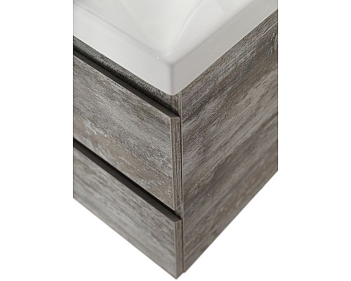 Купить Тумба под раковину Cezares Molveno 80 MOLVENO-80-2C-SO-LG подвесная Legno Grigio в магазине сантехники Santeh-Crystal.ru