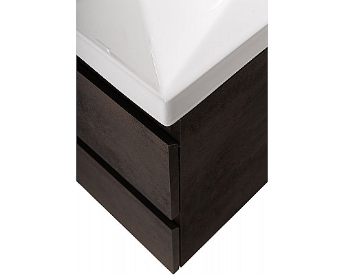 Купить Тумба под раковину Cezares Molveno 80 MOLVENO-80-2C-SO-OSS подвесная Ossido в магазине сантехники Santeh-Crystal.ru