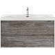 Купить Тумба под раковину Cezares Molveno 100 MOLVENO-100-2C-SO-LG подвесная Legno Grigio в магазине сантехники Santeh-Crystal.ru