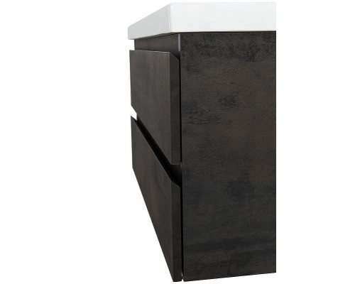 Заказать Тумба под раковину Cezares Molveno 100 MOLVENO-100-2C-SO-OSS подвесная Ossido в магазине сантехники Santeh-Crystal.ru