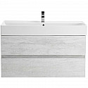 Тумба под раковину Cezares Molveno 46 100 MOLVENO 46-100-2C-SO-LB подвесная Legno Bianco