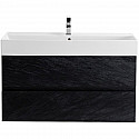 Тумба под раковину Cezares Molveno 46 100 MOLVENO 46-100-2C-SO-NR подвесная Nero