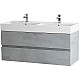 Купить Тумба под раковину Cezares Molveno 46 120 MOLVENO 46-120-2C-SO-2-BET подвесная Beton в магазине сантехники Santeh-Crystal.ru