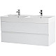 Купить Тумба под раковину Cezares Molveno 46 120 MOLVENO 46-120-2C-SO-2-BG подвесная Bianco Ghiaccio в магазине сантехники Santeh-Crystal.ru