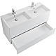 Купить Тумба под раковину Cezares Molveno 46 120 MOLVENO 46-120-2C-SO-2-BG подвесная Bianco Ghiaccio в магазине сантехники Santeh-Crystal.ru
