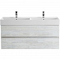 Тумба под раковину Cezares Molveno 46 120 MOLVENO 46-120-2C-SO-2-LB подвесная Legno Bianco