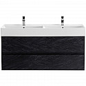 Тумба под раковину Cezares Molveno 46 120 MOLVENO 46-120-2C-SO-2-NR подвесная Nero