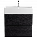 Тумба под раковину Cezares Molveno 46 60 MOLVENO 46-60-2C-SO-NR подвесная Nero