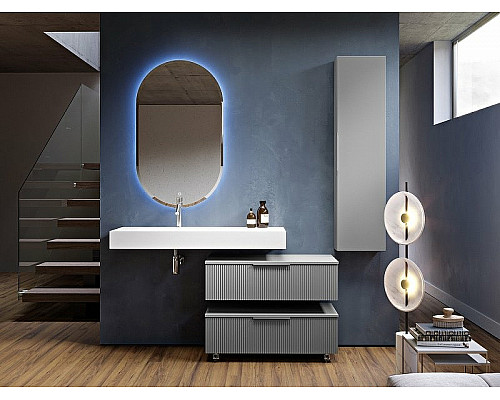 Шкаф пенал Cezares Premium 35 55504 подвесной Grigio nuvola