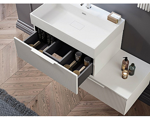 Тумба под раковину Cezares Premium 70 55416 подвесная Bianco opaco