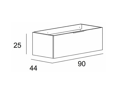 Тумба под раковину Cezares Premium 90 55421 подвесная Bianco opaco