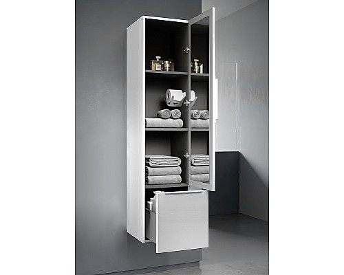 Шкаф пенал Cezares Premium 35 55501 подвесной Bianco opaco