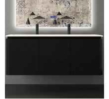 Тумба под раковину Cezares Stylus 140 55231 подвесная Nero grafite