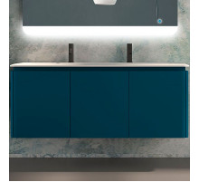 Тумба под раковину Cezares Stylus 140 55232 подвесная Blu Petrolio