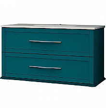 Тумба под раковину Cezares Tiffany 100 54953 подвесная Blu Petrolio