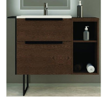 Тумба под раковину Cezares Urban 60 55155 подвесная Frassino scuro без ножки и боковой полки