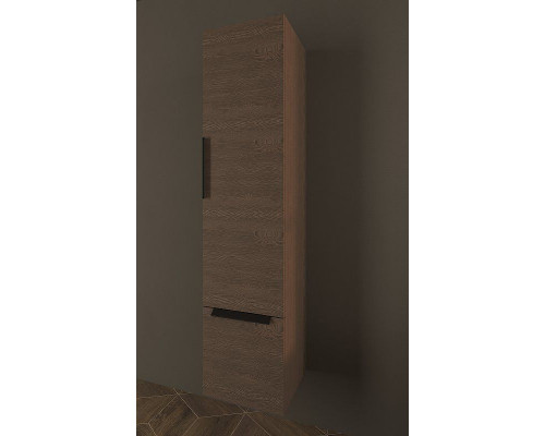 Купить Шкаф пенал Cezares Urban 35 55182 подвесной Frassino scuro в магазине сантехники Santeh-Crystal.ru