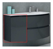Подвесной шкаф Cezares Vague 34 L 44229 Antacite