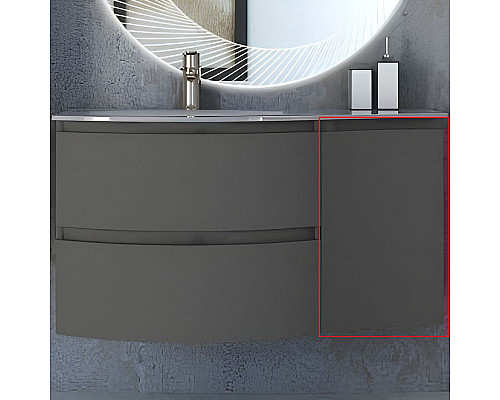 Santeh-Crystal.ru: Подвесной шкаф Cezares Vague 34 R 54906 Grigio talpa opaco Купить Подвесной шкаф Cezares Vague 34 R 54906 Grigio talpa opaco в магазине сантехники Santeh-Crystal.ru