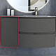 Заказать Подвесной шкаф Cezares Vague 34 L 54907 Grigio talpa opaco в магазине сантехники Santeh-Crystal.ru