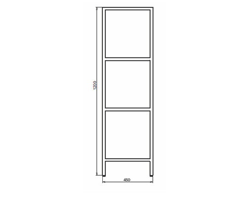 Заказать Стеллаж Comforty 45 00-00010051 Черная матовая в магазине сантехники Santeh-Crystal.ru