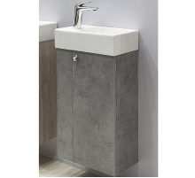 Тумба с раковиной Comforty Асти 40 00-00013669 подвесная Бетон светлый