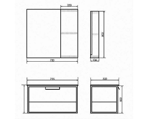 Santeh-Crystal.ru: Тумба с раковиной Comforty Бонн 75 00-00001936 подвесная Дуб темный Купить Тумба с раковиной Comforty Бонн 75 00-00001936 подвесная Дуб темный в магазине сантехники Santeh-Crystal.ru