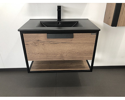 Santeh-Crystal.ru: Тумба с раковиной Comforty Бонн 75 00-00001936 подвесная Дуб темный Купить Тумба с раковиной Comforty Бонн 75 00-00001936 подвесная Дуб темный в магазине сантехники Santeh-Crystal.ru