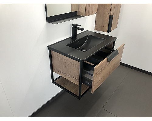 Santeh-Crystal.ru: Тумба с раковиной Comforty Бонн 75 00-00001936 подвесная Дуб темный Купить Тумба с раковиной Comforty Бонн 75 00-00001936 подвесная Дуб темный в магазине сантехники Santeh-Crystal.ru