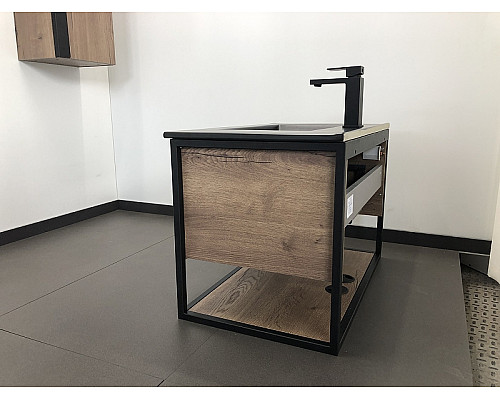 Santeh-Crystal.ru: Тумба с раковиной Comforty Бонн 75 00-00001936 подвесная Дуб темный Купить Тумба с раковиной Comforty Бонн 75 00-00001936 подвесная Дуб темный в магазине сантехники Santeh-Crystal.ru