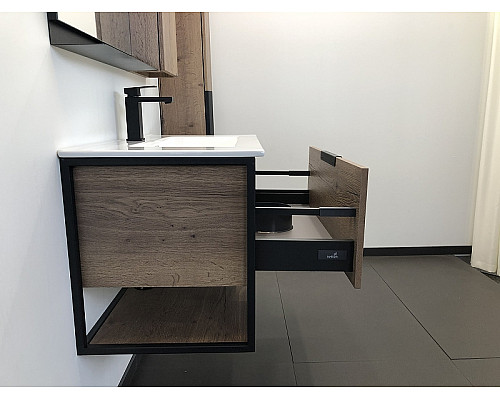 Santeh-Crystal.ru: Тумба с раковиной Comforty Бонн 90 00-00003466 подвесная Дуб темный Купить Тумба с раковиной Comforty Бонн 90 00-00003466 подвесная Дуб темный в магазине сантехники Santeh-Crystal.ru