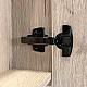 Купить Зеркало со шкафом Comforty Бонн 75 00-00008473 Дуб дымчатый в магазине сантехники Santeh-Crystal.ru
