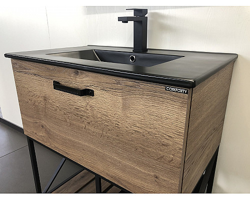 Santeh-Crystal.ru: Тумба с раковиной Comforty Бредфорд 75 00004149064 Дуб темный Купить Тумба с раковиной Comforty Бредфорд 75 00004149064 Дуб темный в магазине сантехники Santeh-Crystal.ru