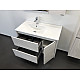 Купить Тумба с раковиной Comforty Бремен 90 00004142375 подвесная Дуб белый в магазине сантехники Santeh-Crystal.ru