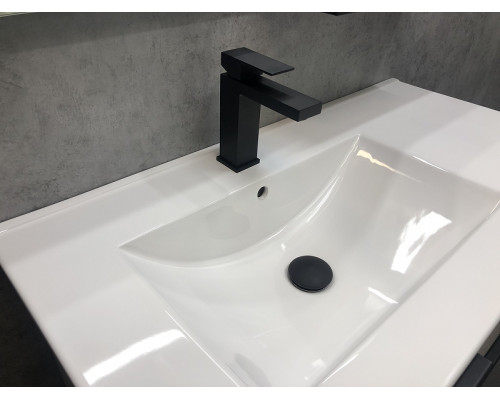 Приобрести Тумба с раковиной Comforty Дюссельдорф 90 00-00004093 Дуб дымчатый в магазине сантехники Santeh-Crystal.ru