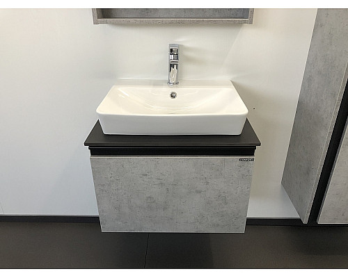 Santeh-Crystal.ru: Тумба с раковиной Comforty Эдинбург 60 00-00001928 подвесная Бетон светлый Заказать Тумба с раковиной Comforty Эдинбург 60 00-00001928 подвесная Бетон светлый в магазине сантехники Santeh-Crystal.ru