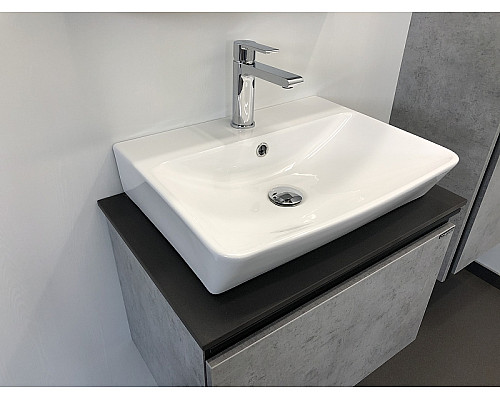 Santeh-Crystal.ru: Тумба с раковиной Comforty Эдинбург 60 00-00001928 подвесная Бетон светлый Заказать Тумба с раковиной Comforty Эдинбург 60 00-00001928 подвесная Бетон светлый в магазине сантехники Santeh-Crystal.ru