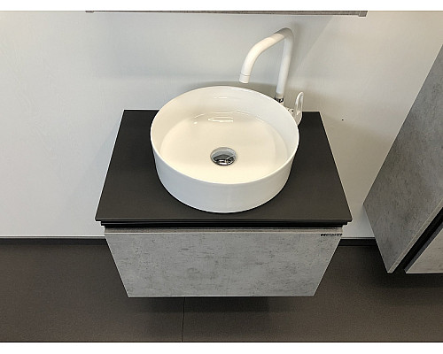 Santeh-Crystal.ru: Тумба с раковиной Comforty Эдинбург 60 00-00002782 подвесная Бетон светлый Приобрести Тумба с раковиной Comforty Эдинбург 60 00-00002782 подвесная Бетон светлый в магазине сантехники Santeh-Crystal.ru