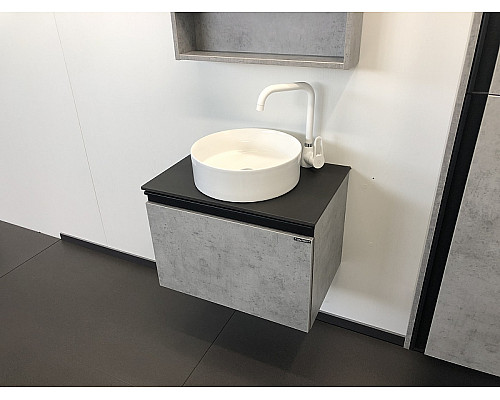 Santeh-Crystal.ru: Тумба с раковиной Comforty Эдинбург 60 00-00002782 подвесная Бетон светлый Приобрести Тумба с раковиной Comforty Эдинбург 60 00-00002782 подвесная Бетон светлый в магазине сантехники Santeh-Crystal.ru